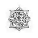 triskele knot tattoo design idea