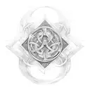 triskele knot tattoo design idea