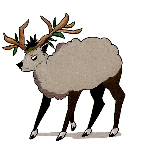 Forest Steinbock  tattoo design idea