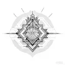 heather + 333 tattoo design idea