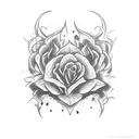 name heather on 333 tattoo design idea