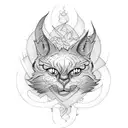 name heather on 333 tattoo design idea