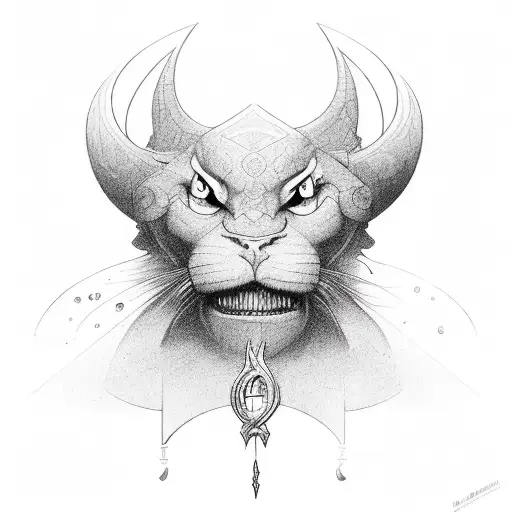 narsil horizontal tattoo design idea