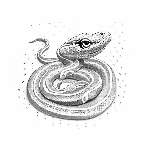 snake raped around the Excalibur tattoo design idea