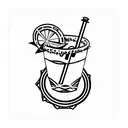 margarita tattoo design idea