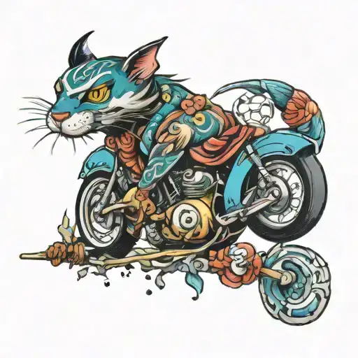 Cruising tattoo design idea