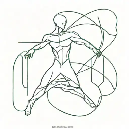 trying to escape matrix tattoo design idea