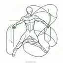 trying to escape matrix tattoo design idea