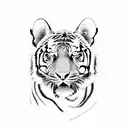 Tiger 1998 tattoo design idea