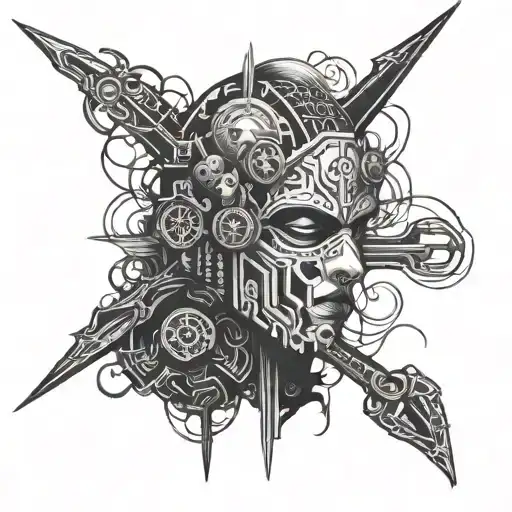 hacker tattoo design idea