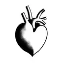 anatomic Heart tattoo design idea