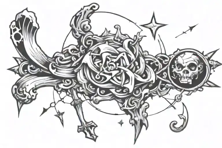isaiah 6:8 incorporating relevant imagery tattoo design idea