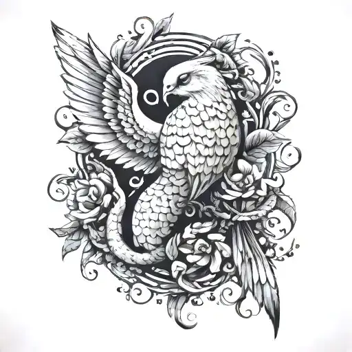 be wise as serpents and harmless as doves tattoo design idea