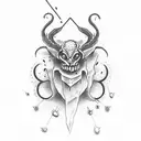 sexy devil tattoo design idea