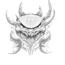 sexy devil tattoo design idea