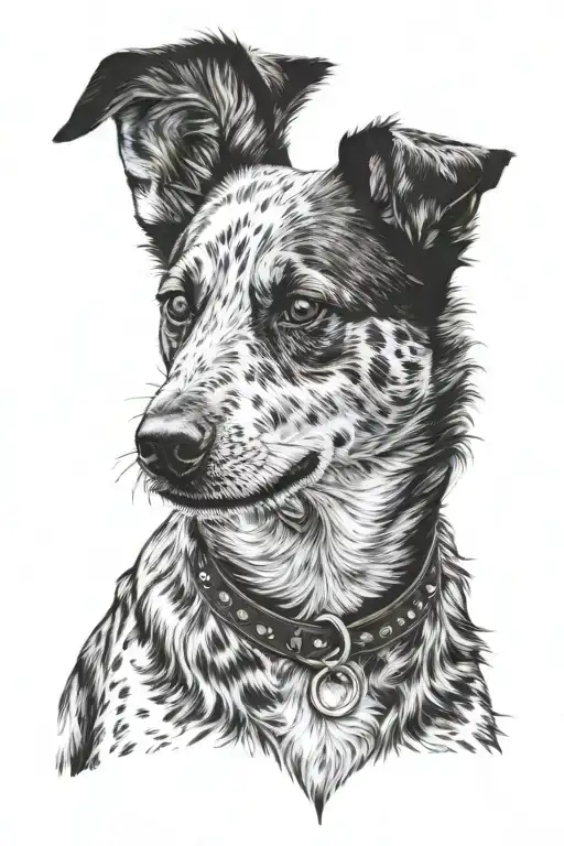blue heeler best friend tattoo tattoo design idea