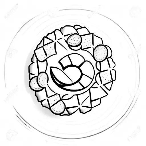 a mcdonald's steak egg and cheese bagel tattoo design idea