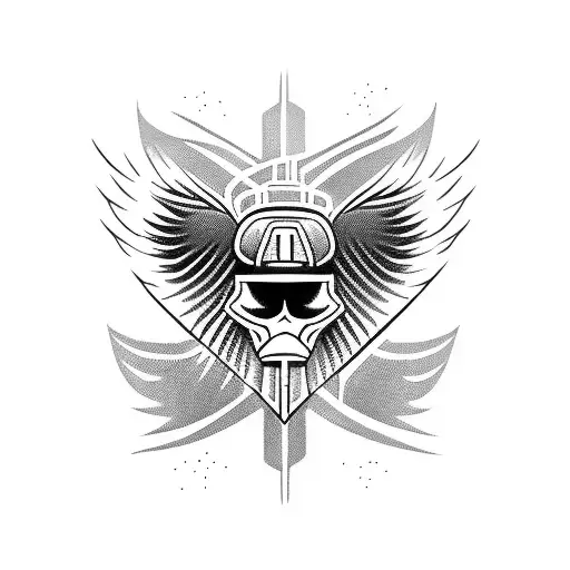 medic fighter tattoo design idea