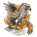goshawk tattoo design idea
