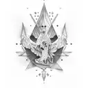 creation of adam  tattoo design idea