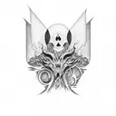 creation of adam  tattoo design idea