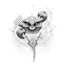 creation of adam  tattoo design idea