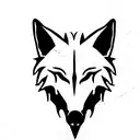 witcher wolf school one line tattoo design idea