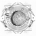 solar System tattoo design idea