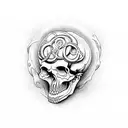 ciclops skull tentacles tattoo design idea
