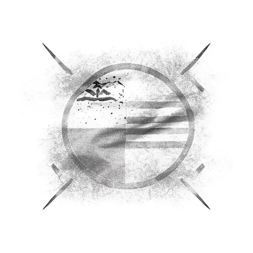 guyana Scotland trinidad grenada Jamaica flag merged  tattoo design idea