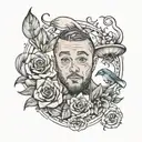 Mac miller tattoo design idea
