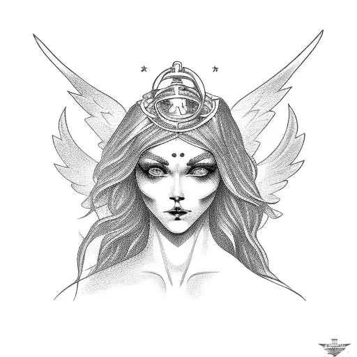 guardian angel small traps tattoo tattoo design idea