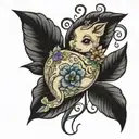 IVF BABY tattoo design idea