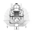 nikola tesla coil tattoo design idea