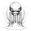 nikola tesla coil tattoo design idea