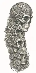 gothic inspired tattoo tattoo design idea