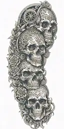 gothic inspired tattoo tattoo design idea