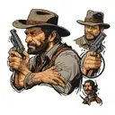red dead redemption 2 Arthur Morgan death scene tattoo design idea