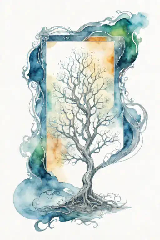 telperion, the silver tree of valinor, tolkien tattoo design idea