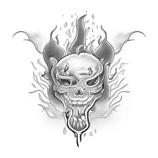 set your heart ablaze  tattoo design idea