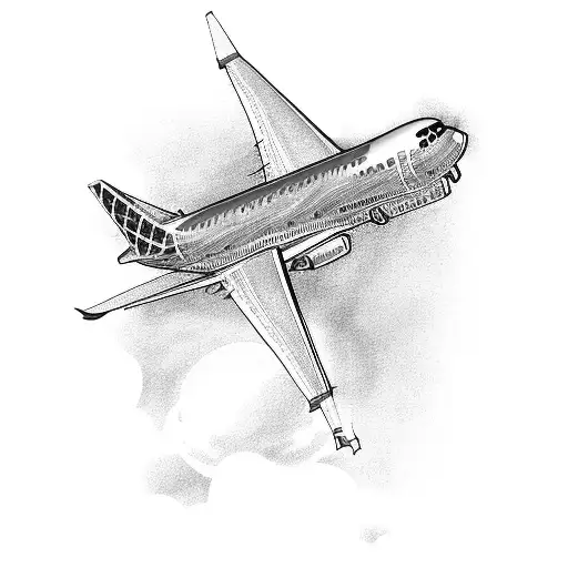 Boeing plane Manchester Arizona  tattoo design idea