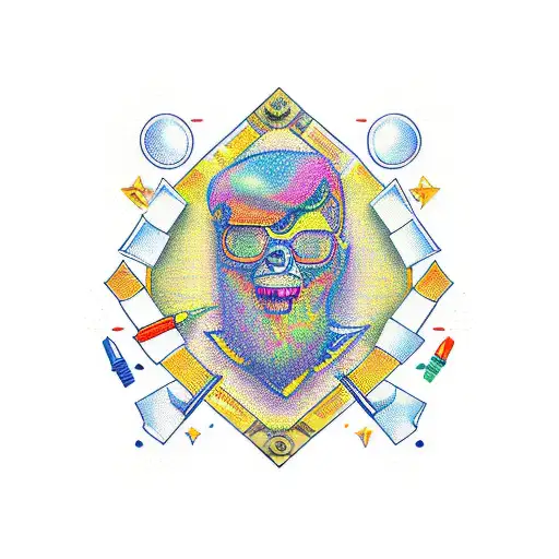 Office dresscode boss tattoo design idea