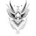 Kill baphomet tattoo design idea