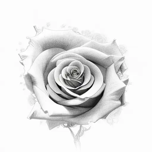 Rose n pooh tattoo design idea