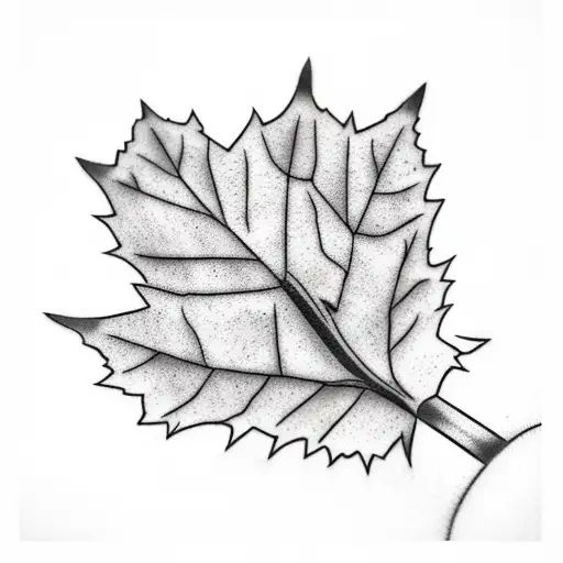 Ironman triathlon inside canadian leaf tattoo design idea
