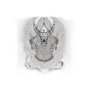 iranian king  tattoo design idea