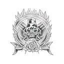 A series traditional tattoo art inspired flash, a sheet of tattoo images traditional tattoo inspired artwork, tattoo fla tattoo design idea