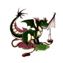 Dragon tattoo design idea