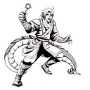 Dragon tattoo design idea