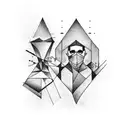 bauhaus band tattoo design idea